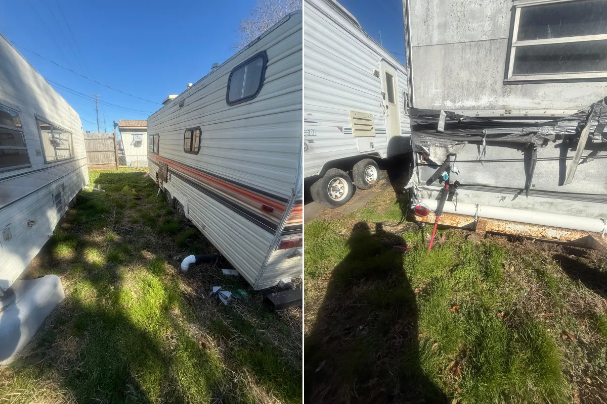 Mobile Home Taking Up Valuable Space